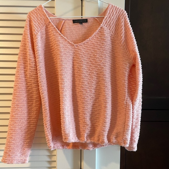 Sanctuary Sweaters - Sanctuary Pink Cinched Sweater